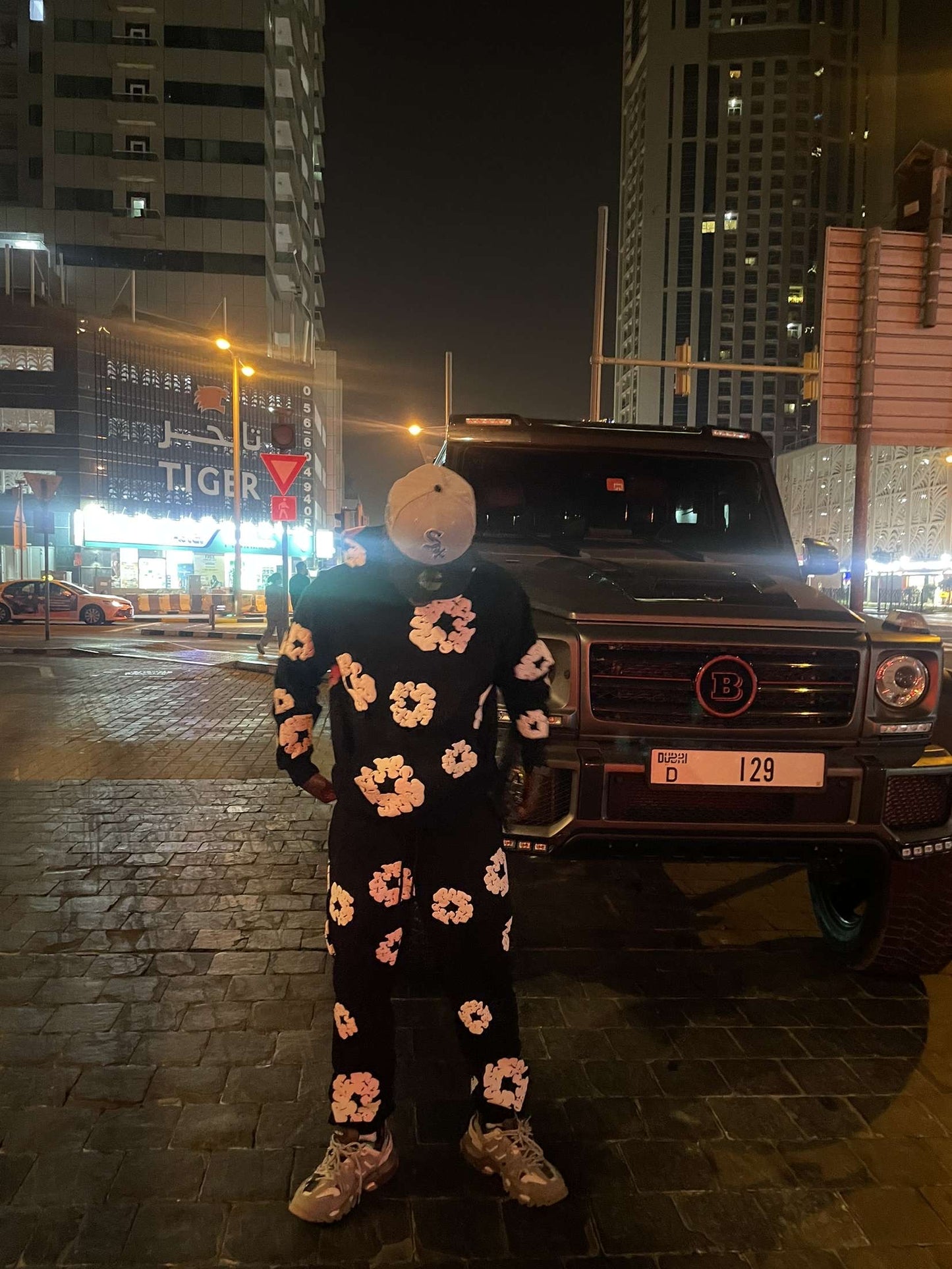 Denim Tears The Cotton Wreath Sweatpants Black