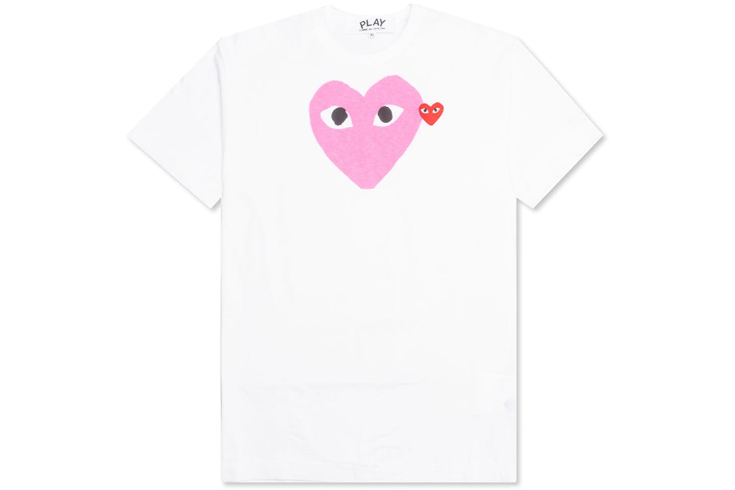 Comme des Garcons PLAY Play Red Emblem Heart T-shirt
White/Pink
