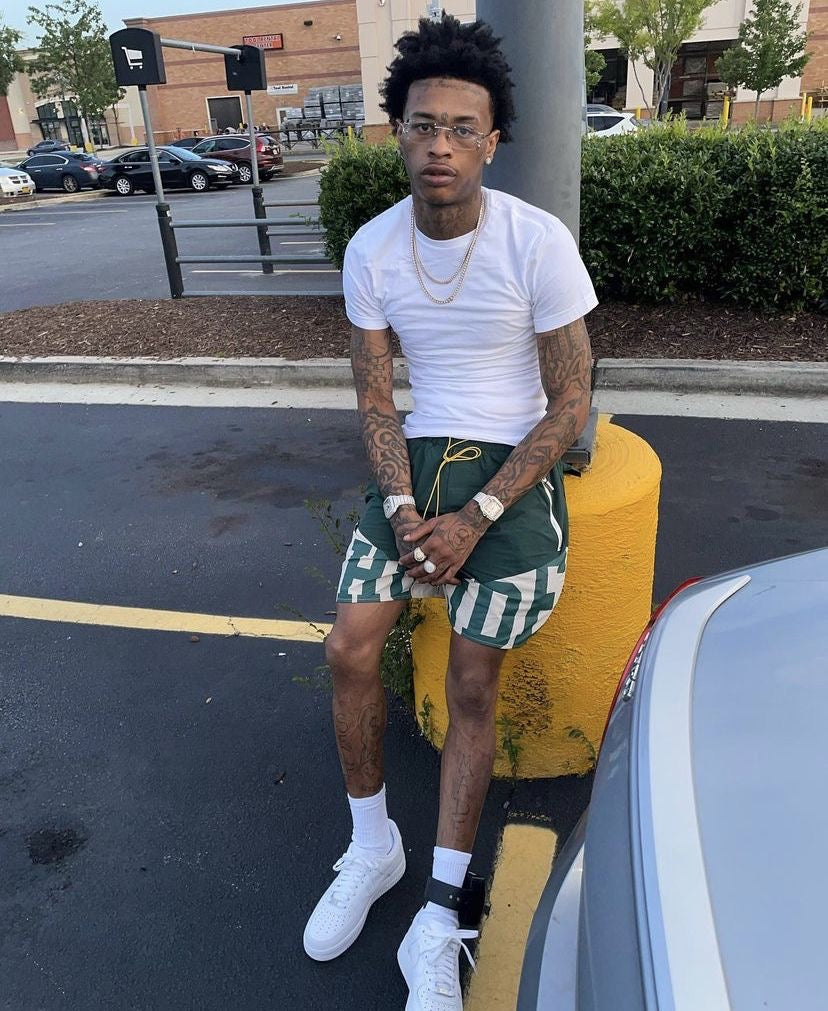 RH LOGO SHORTS green/white