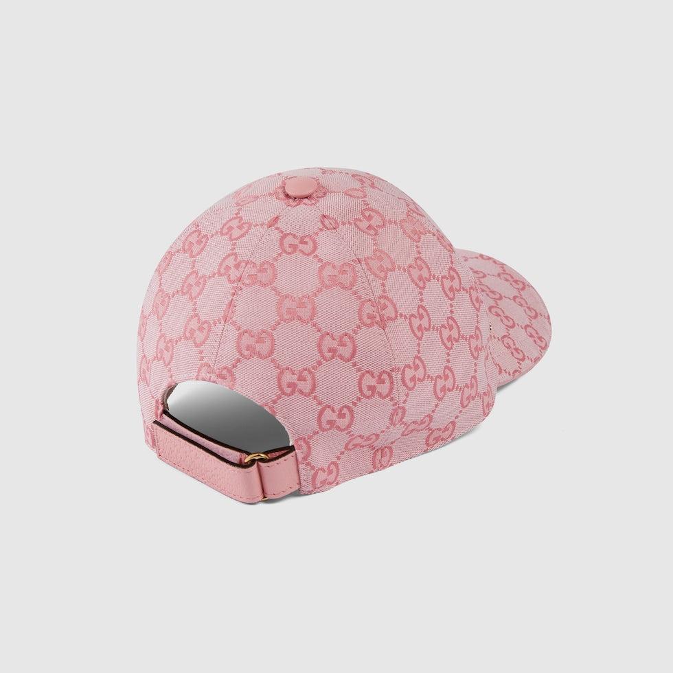 GUCCI CANVAS BASEBALL HAT pink