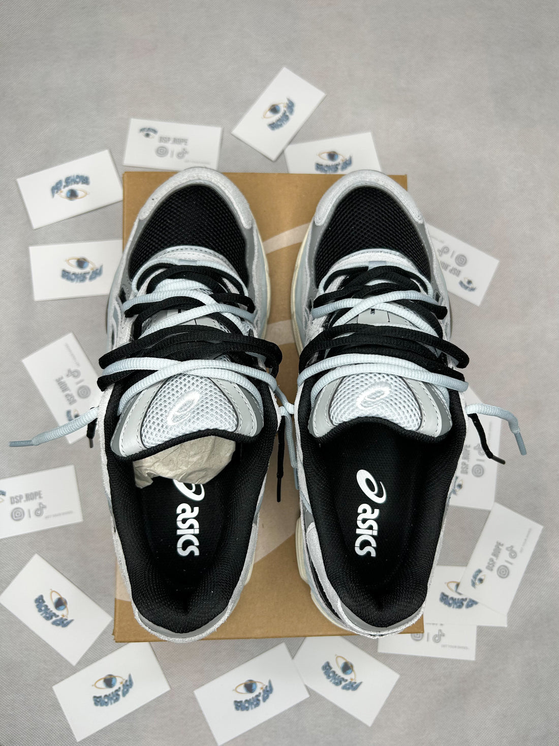 ORIGINAL MODIFIED ROPES ASICS GEL NYC BLACK/PIEDMONT GRAY
