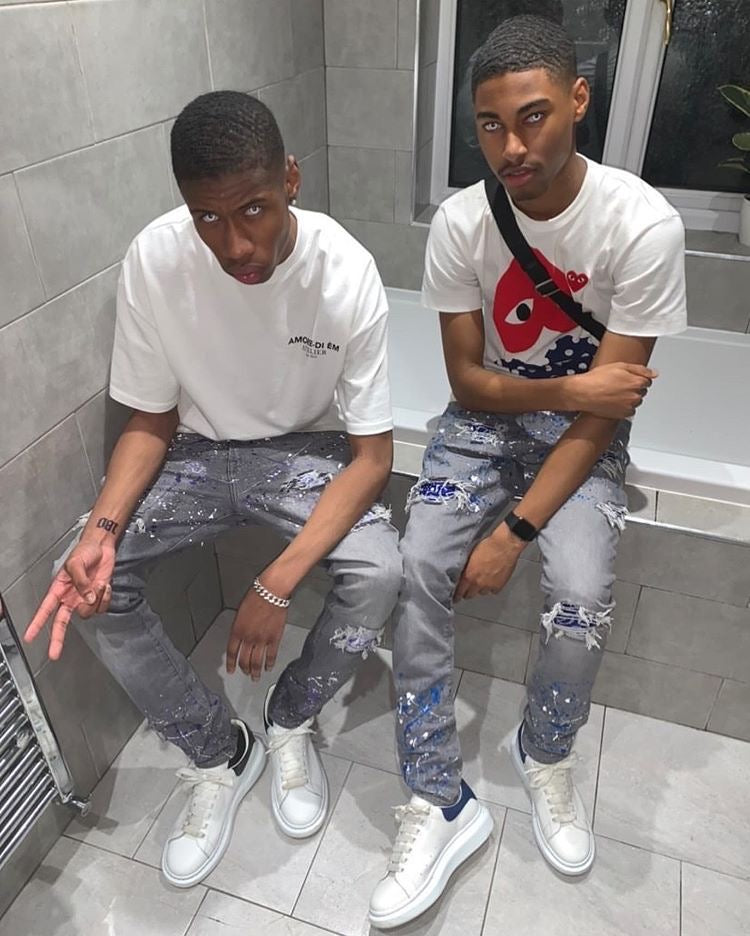 Comme des Garcons PLAY Play Red Half Heart T-shirt
White