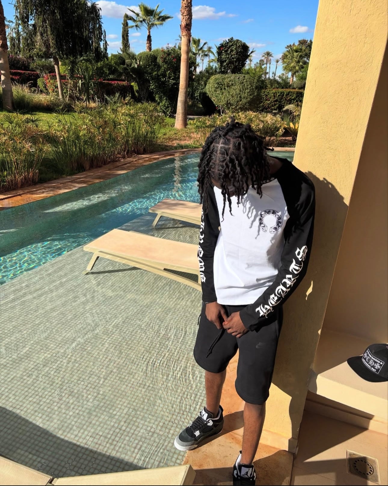 Chrome Hearts Horseshoe Baseball Shirt
White/Black