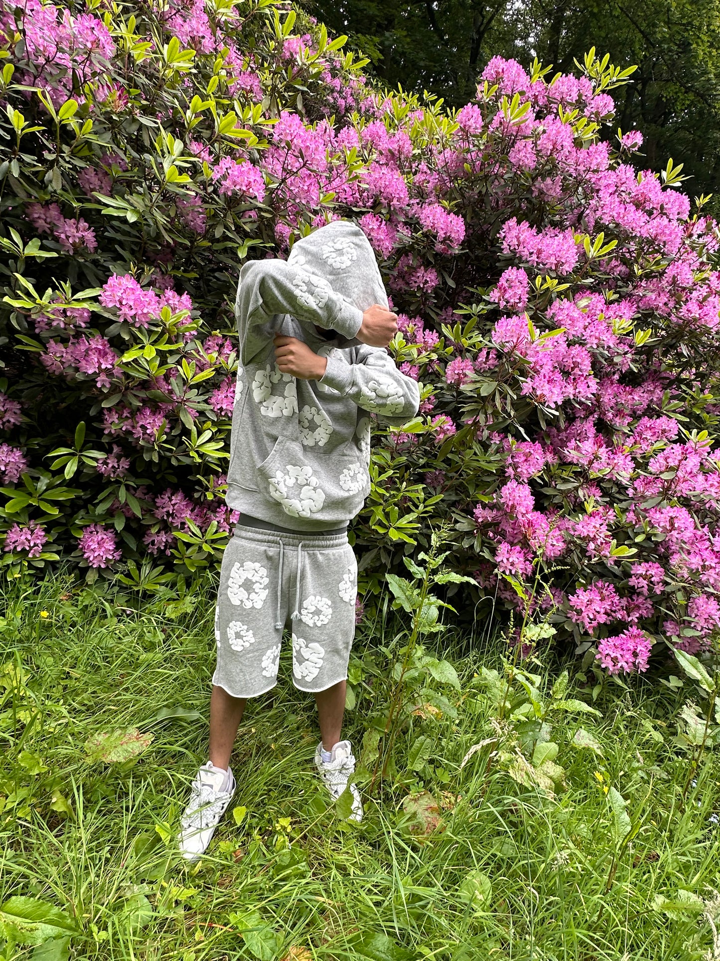 Denim Tears The Cotton Wreath Shorts Grey