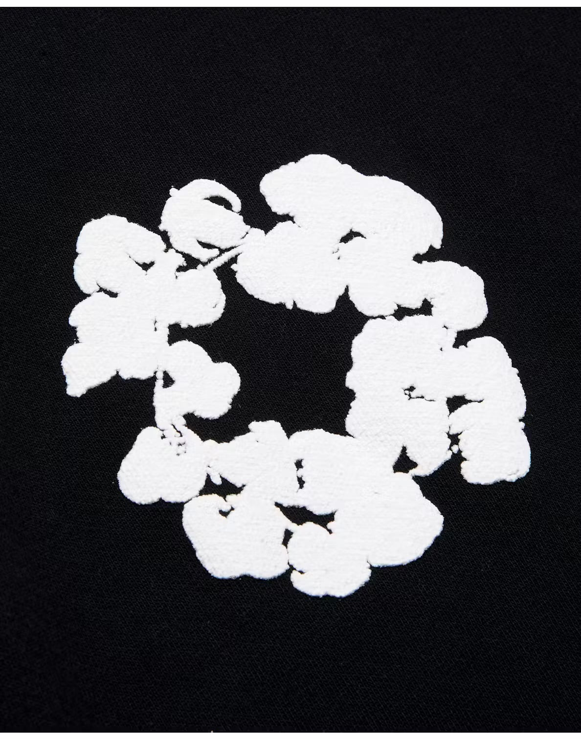 Denim Tears The Cotton Wreath Sweatshirt black