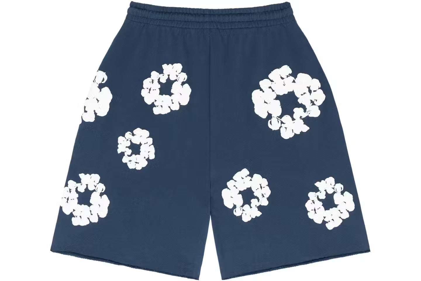 Denim Tears The Cotton Wreath Shorts Navy