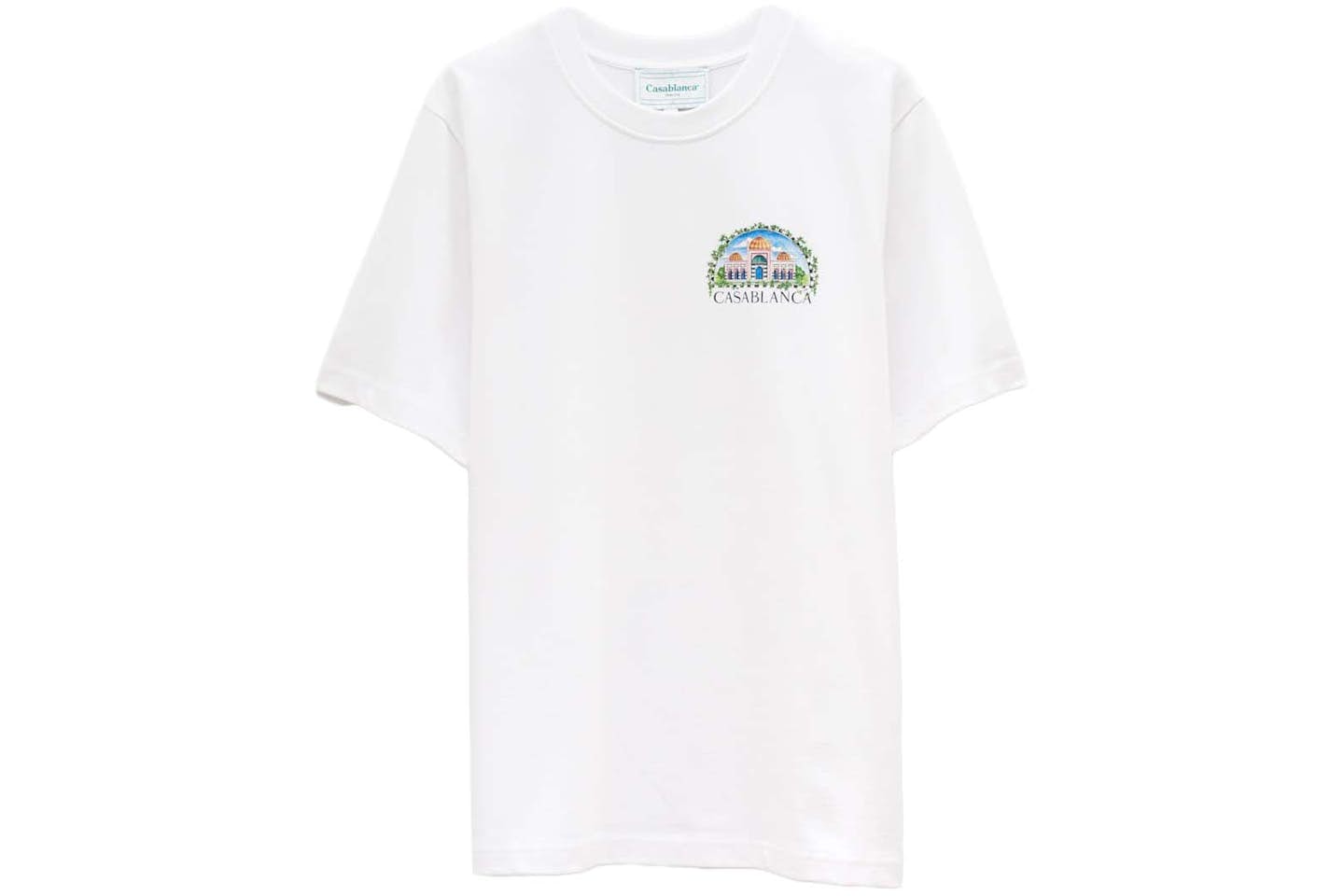 Casablanca Vue De Damas T-Shirt White