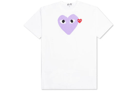 Comme des Garcons PLAY Play Red Emblem Heart T-shirt
White/Purple