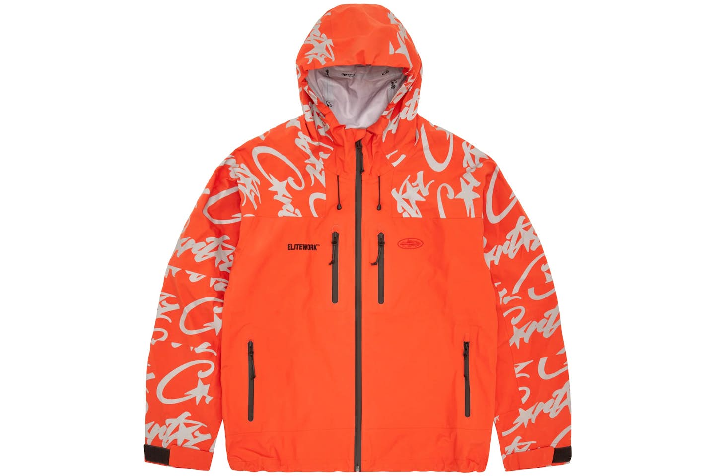 Corteiz Elitework Waterproof Shell Jacket
Orange