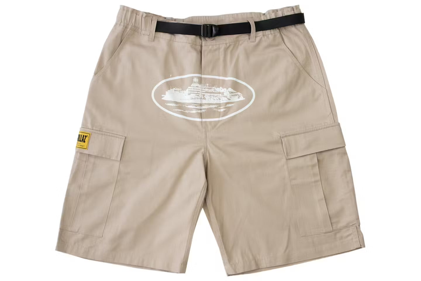 Corteiz Alcatraz Cargo Shorts
Beige