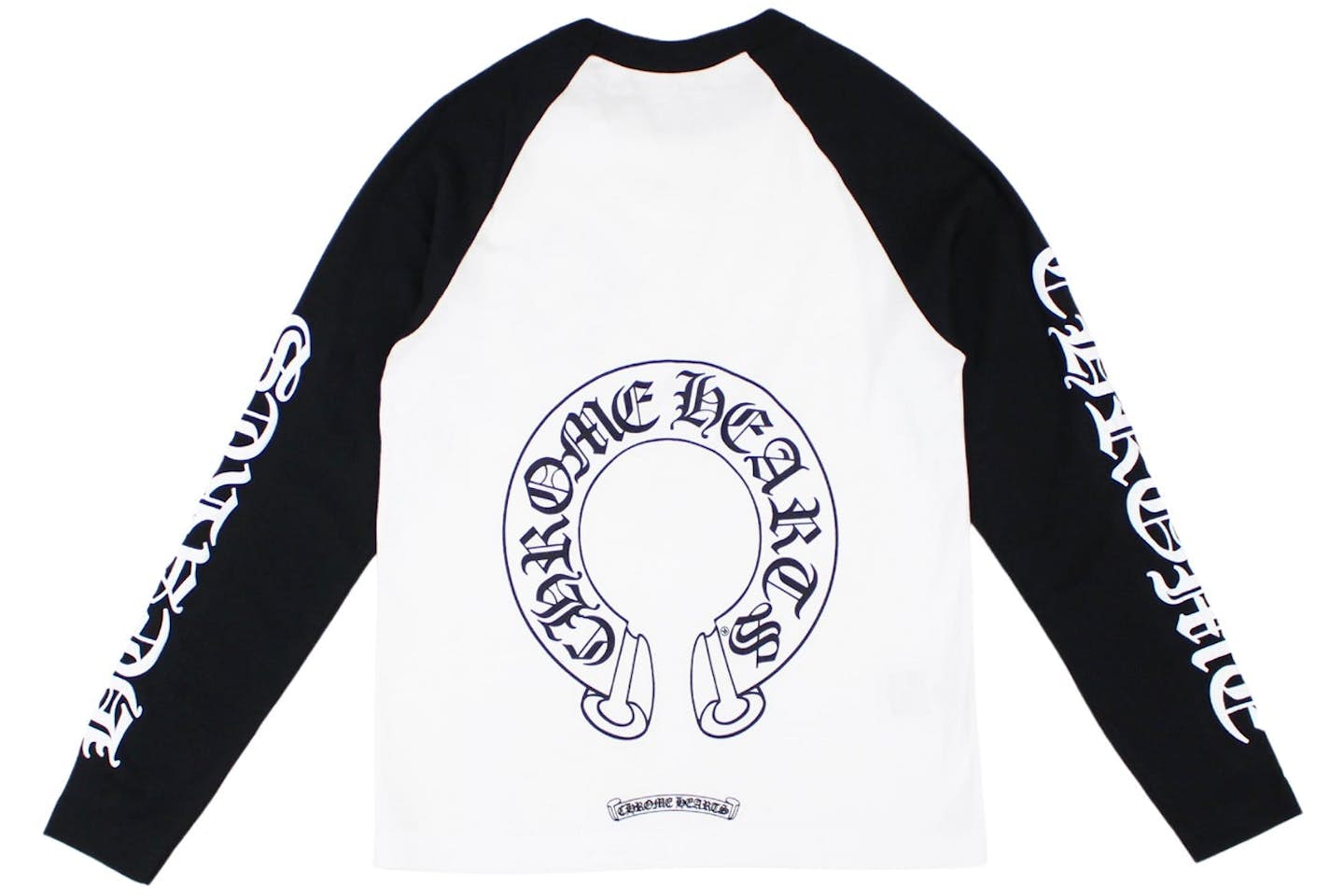 Chrome Hearts Horseshoe Baseball Shirt
White/Black