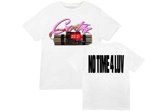 Corteiz No Time 4 Luv Tee
White