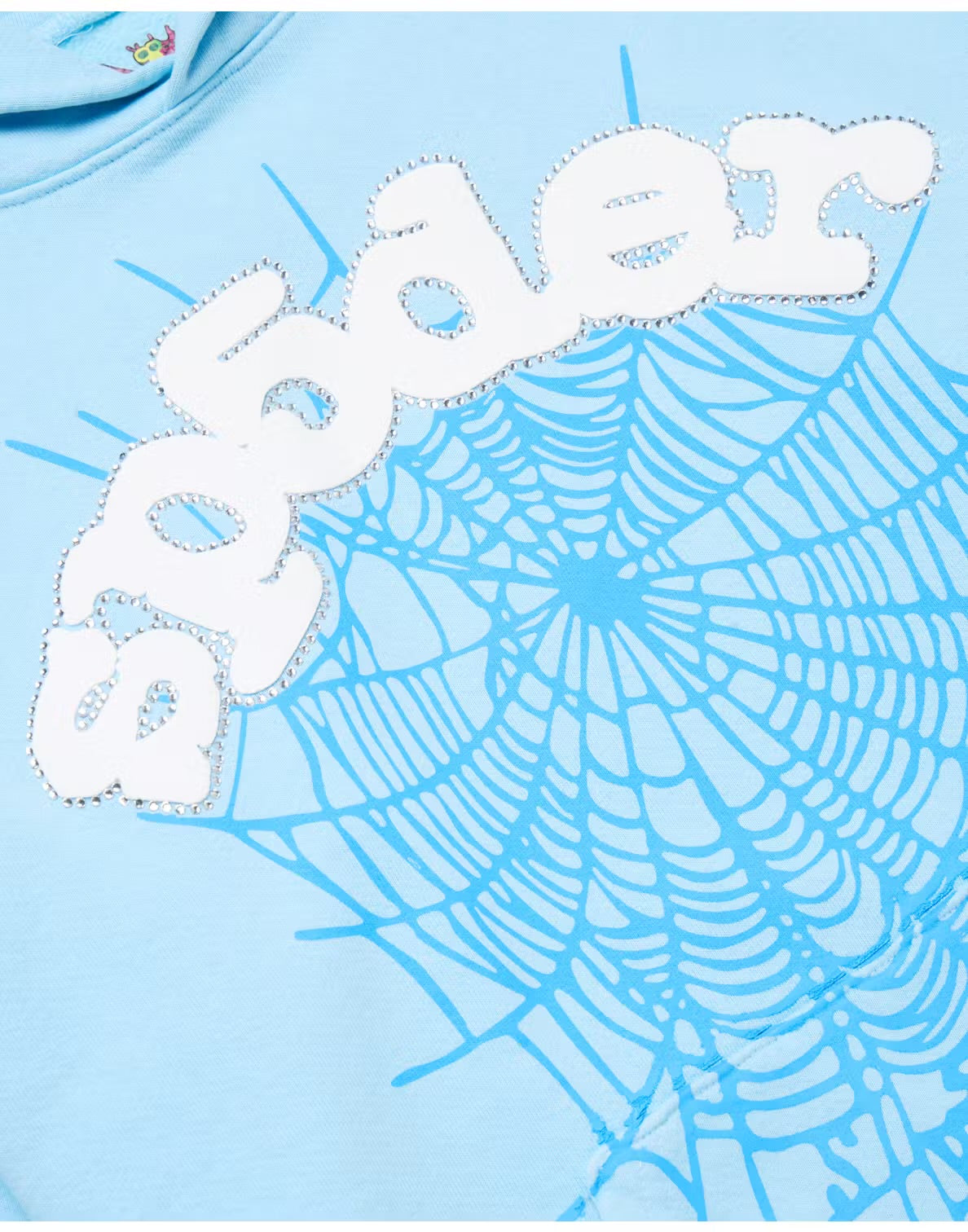 Sp5der Web Hoodie Sky Blue