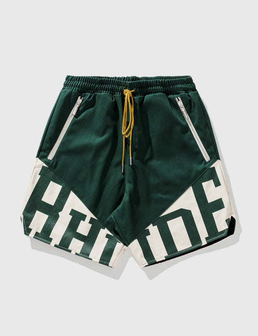RH LOGO SHORTS green/white