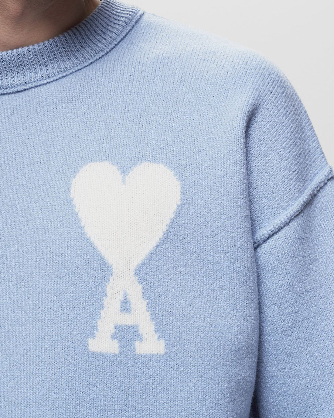 Ami Paris Baby Blue Sweater