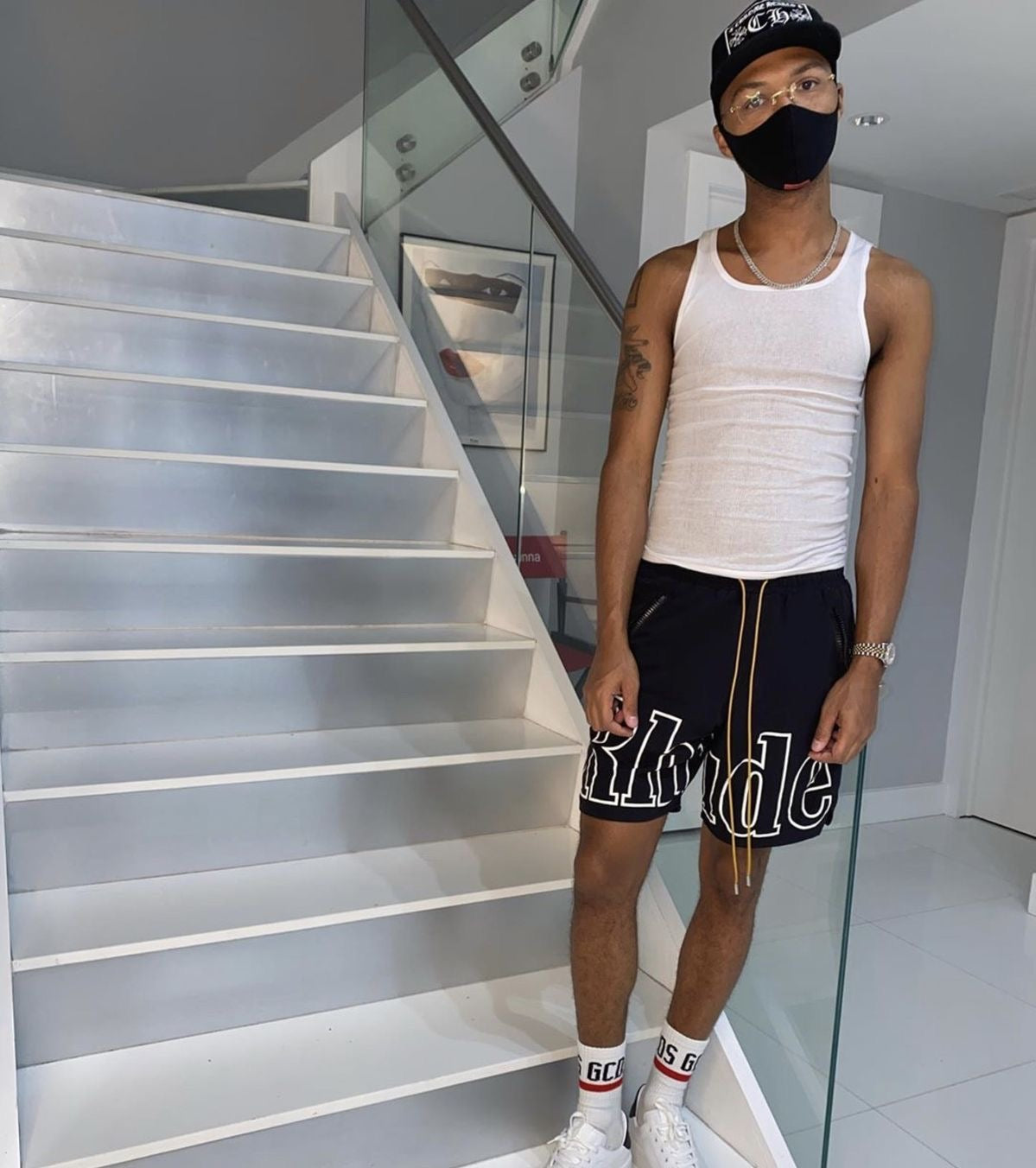 RH LOGO SHORTS black