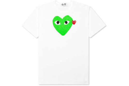 Comme des Garcons PLAY Play Red Emblem Heart T-shirt
White/Green