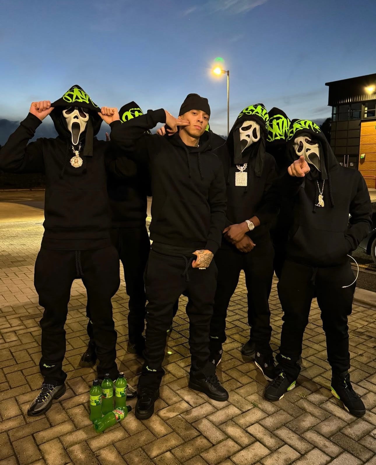 SYNA WORLD TRACKSUIT - black / green