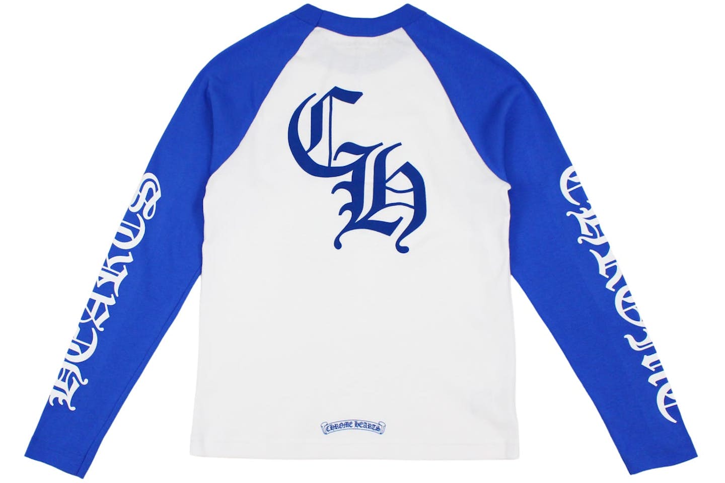 Baseball shirt Chrome Hearts CH white/blue