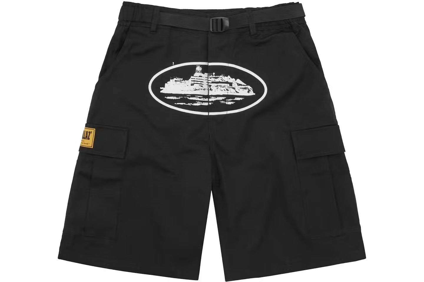 Corteiz Guerillaz 21' Cargo-Shorts Black