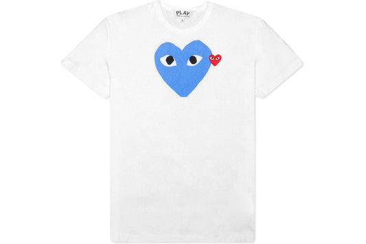 Comme des Garcons PLAY Play Red Emblem Heart T-shirt
White/Blue