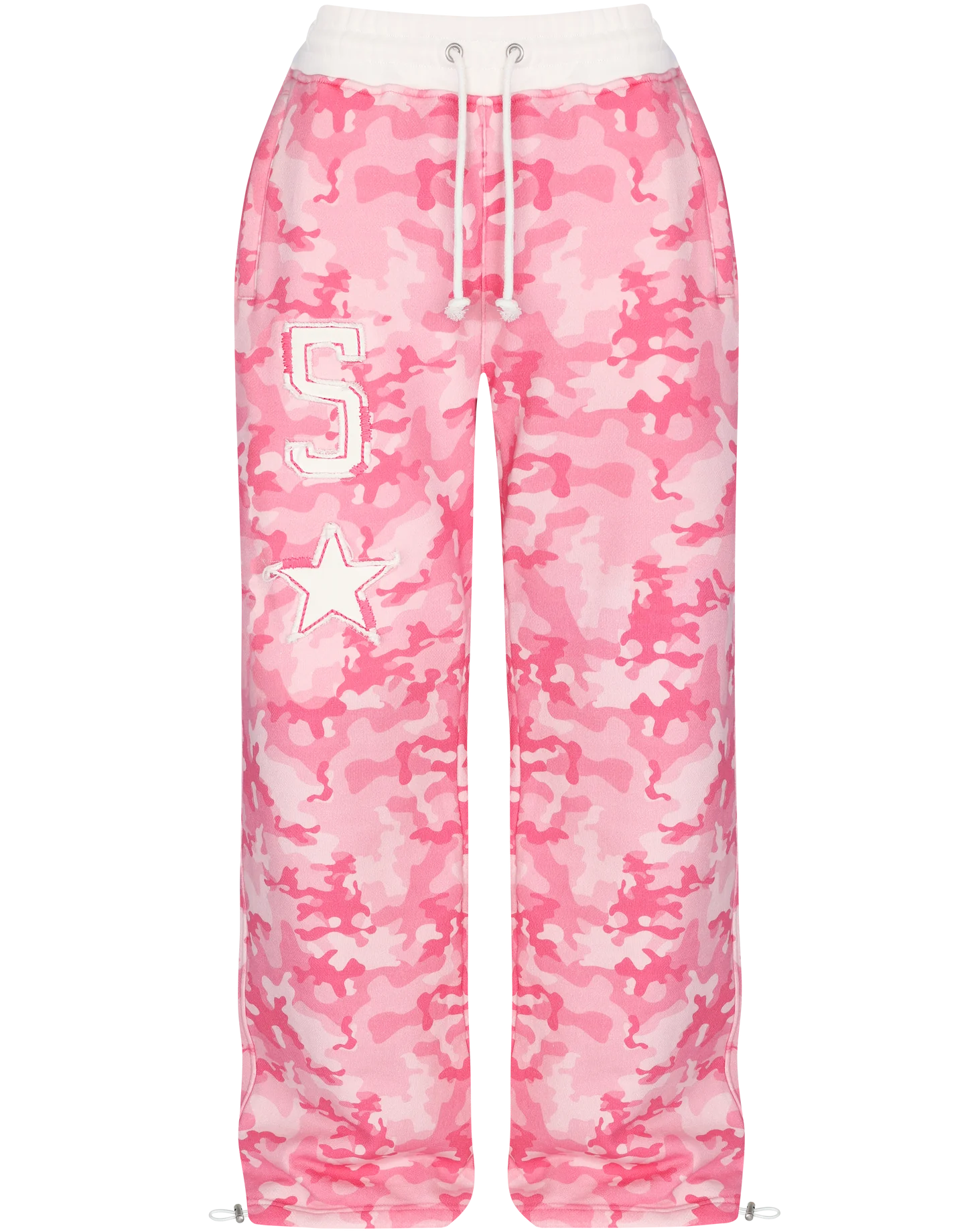 Pink Camo Baggy Sweatpants