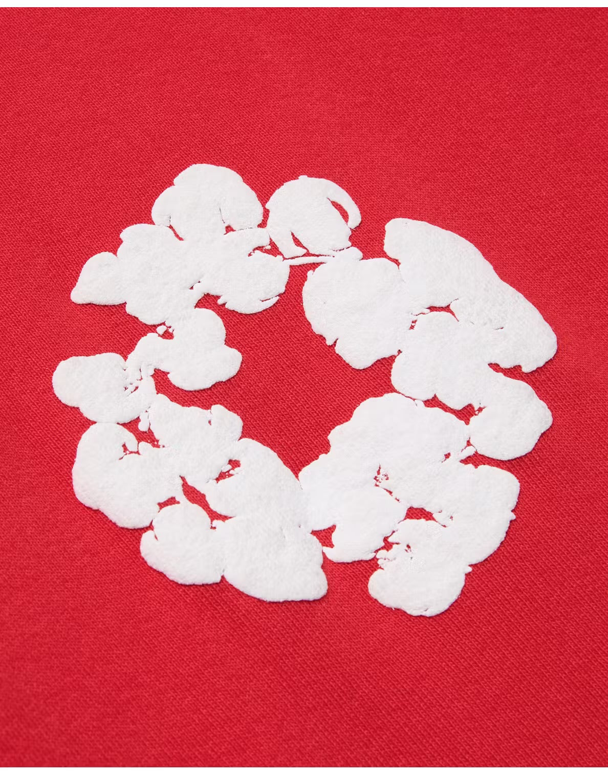 Denim Tears The Cotton Wreath Sweatshirt red