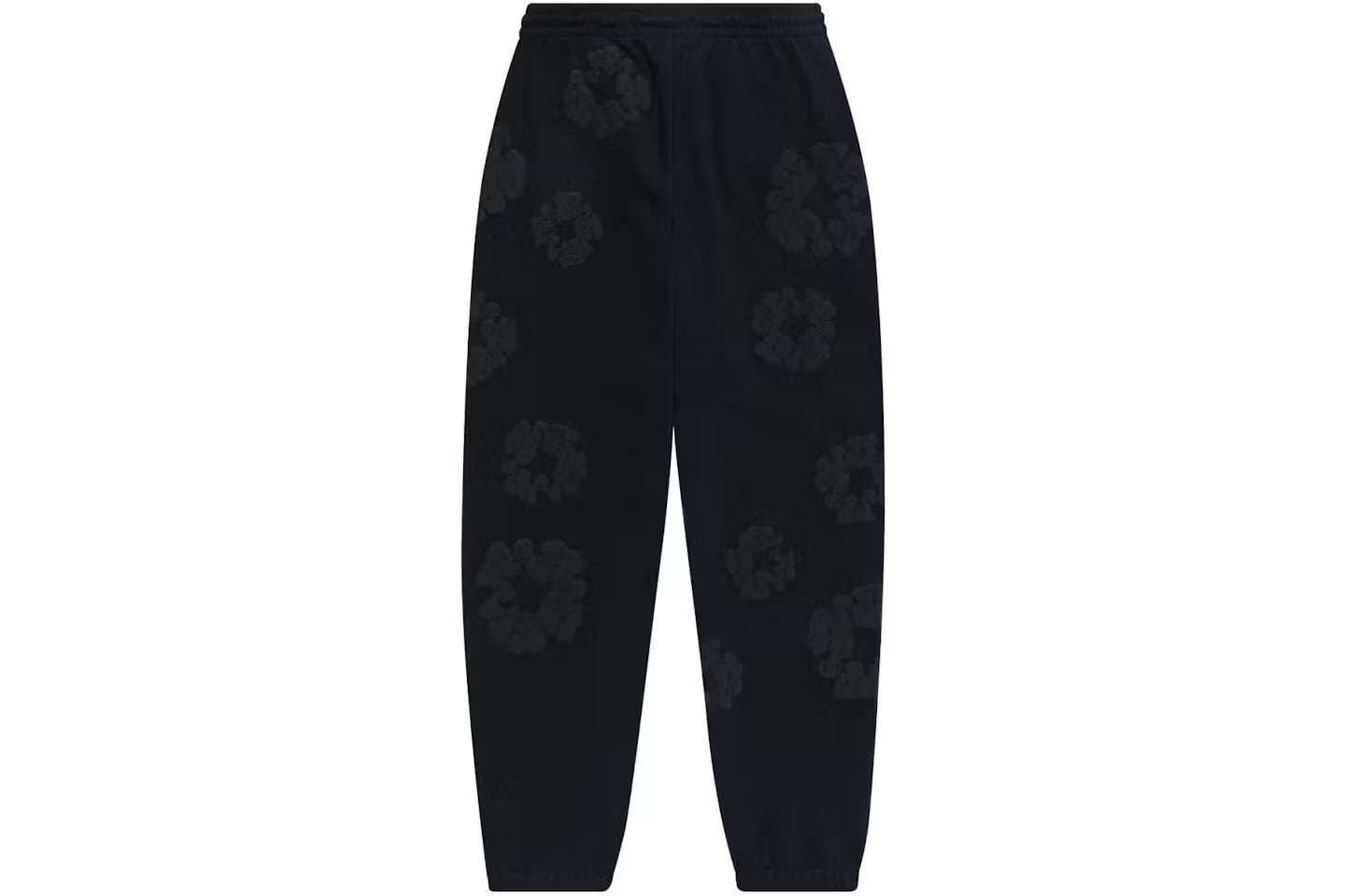 Denim Tears Cotton Wreath Sweatpants Black Monochrome